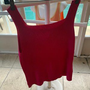 Jones New York Sleeveless Casual Pink Tank Top Size M